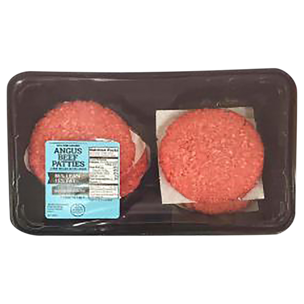 Hannaford 85% Lean Angus Ground Beef Patties - 4 ct Fresh