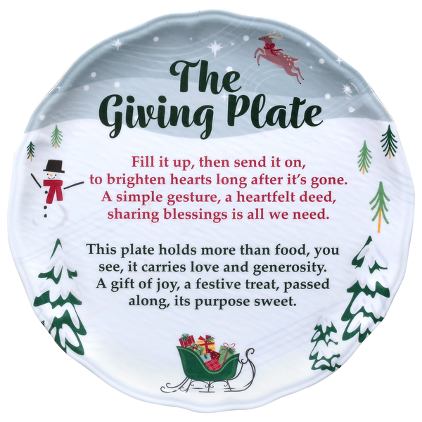 Smart Living Christmas The Giving Plate