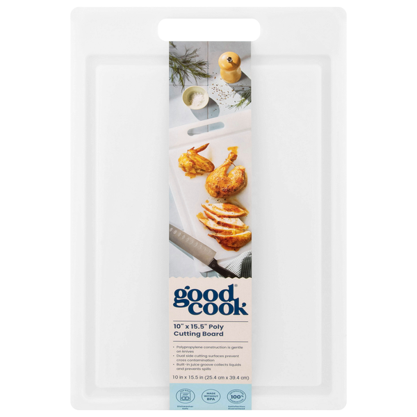 GoodCook Poly Cutting Board 10 inch x 15.5 inch