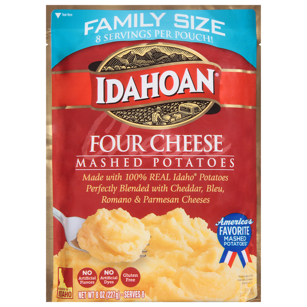 Save on Idahoan Four Cheese Mashed Potatoes Family Size Order Online