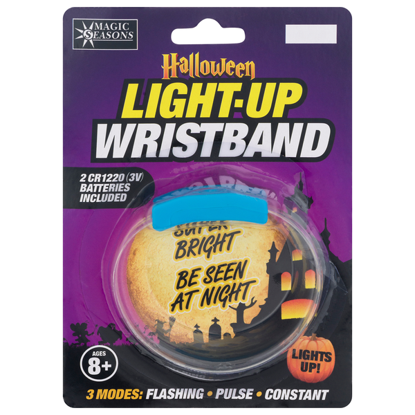 Magic Seasons Light Up Wristband Halloween Blue