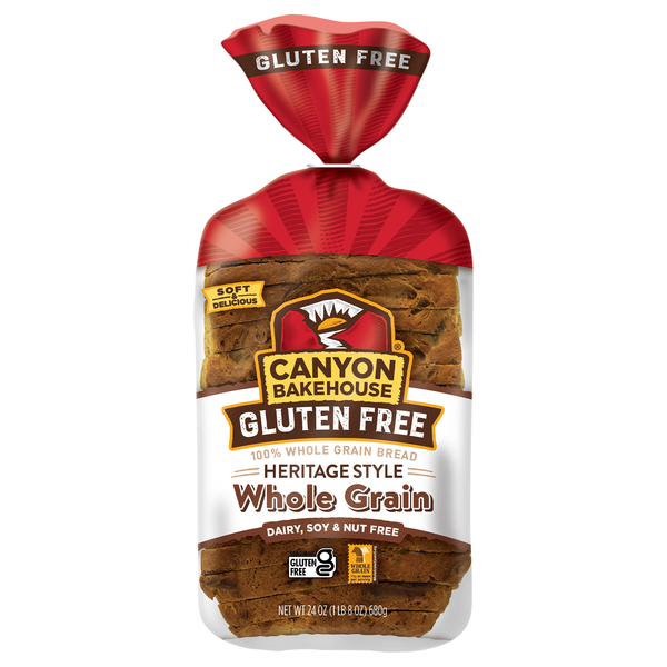 Canyon Bakehouse Gluten Free Heritage Style Whole Grain Sliced Bread