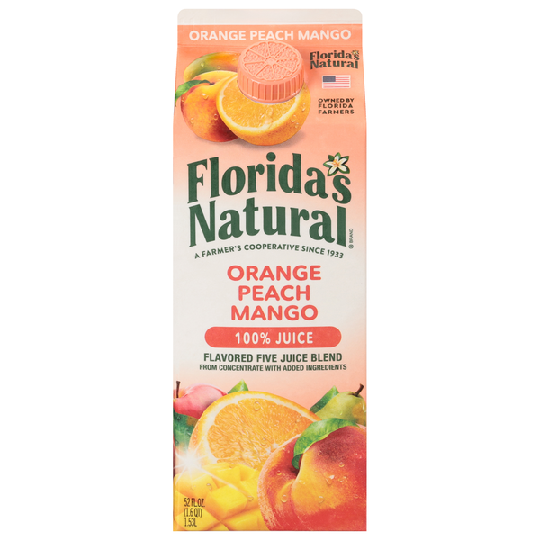 Florida's Natural 100% Orange Peach Mango Juice