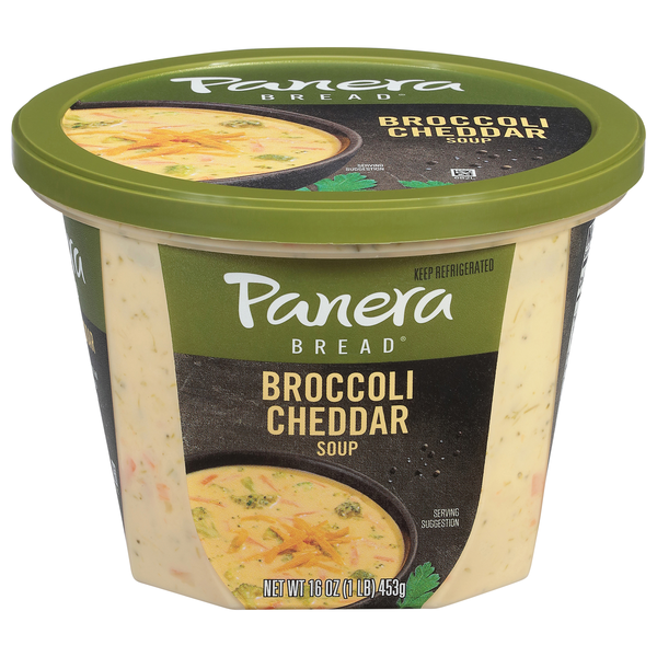 Panera Bread Broccoli Cheddar Cheese Soup Refrigerated