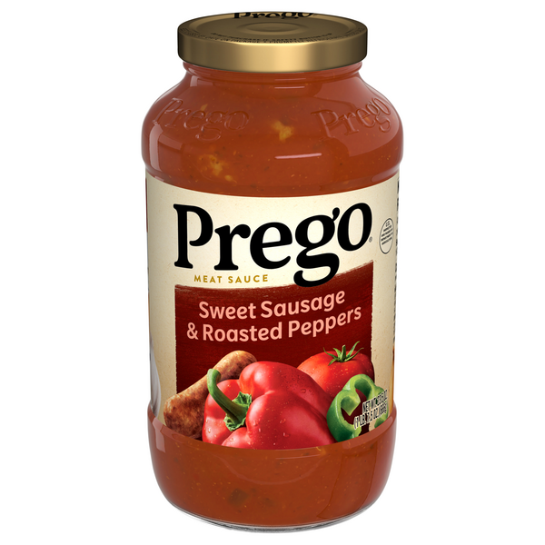 Prego Sweet Sausage & Roasted Peppers Meat Pasta Sauce