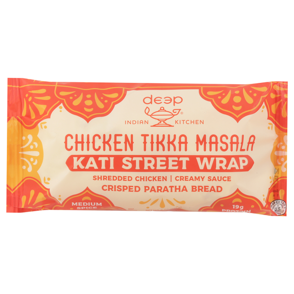 Deep Indian Kitchen Chicken Tikka Masala Kati Street Wrap Frozen