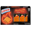 Lance Nashville Hot Cheddar Sandwich Crackers - 10 ct