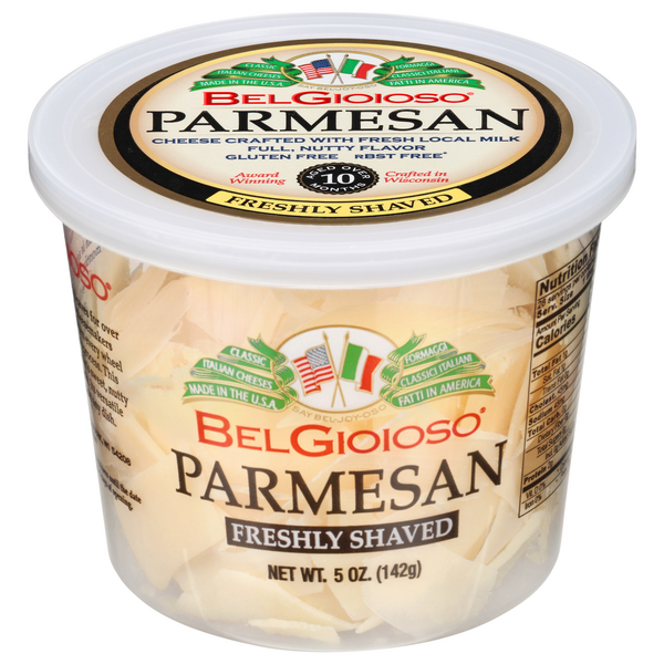Save on BelGioioso Parmesan Cheese Freshly Shaved Order Online Delivery
