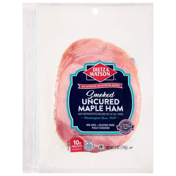 Save on Dietz & Watson Smoked Uncured Maple Ham Thin Sliced Order