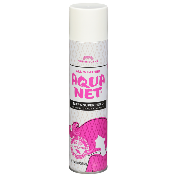 Aqua Net All Weather Professional Hairspray Extra Super Hold Fresh Scent