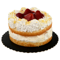 Our Brand Bakery Strawberry Topped Boston Single Layer Cake