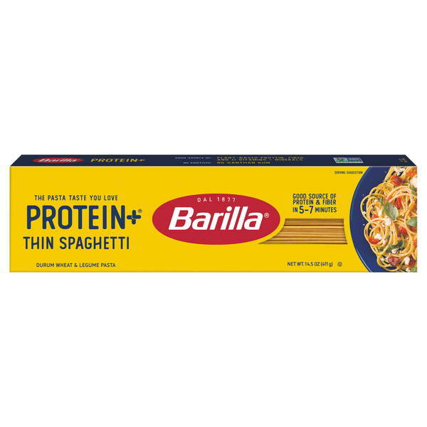 Barilla Protein+ Plant-Based Thin Spaghetti Pasta