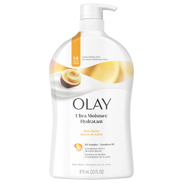 Olay Ultra Moisture Shea Butter Hydrating Body Wash Pump