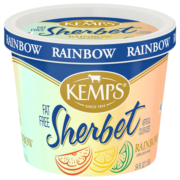 Kemps Fat Free Rainbow Sherbet