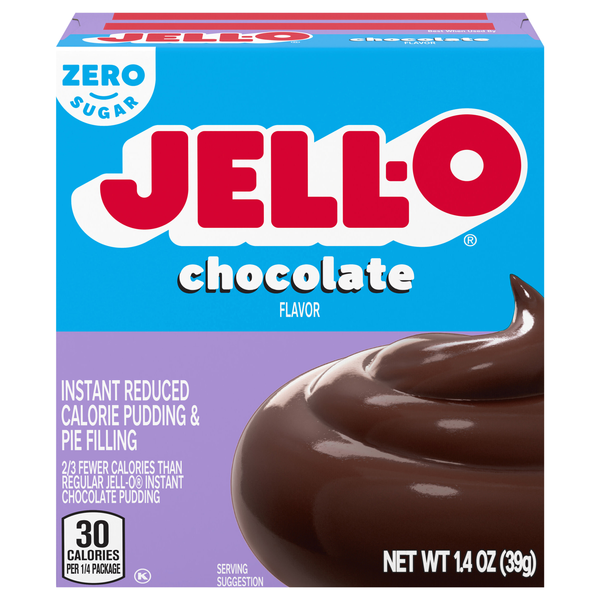 Jell-O Zero Sugar Chocolate Instant Pudding & Pie Filling