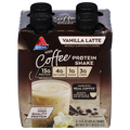 Atkins Iced Coffee Vanilla Latte 15g Protein Shake - 4 pk