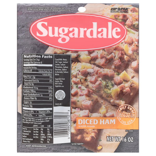 Sugardale Diced Ham
