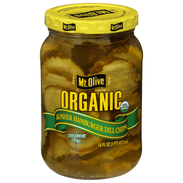 Mt. Olive Kosher Hamburger Dill Chips Organic