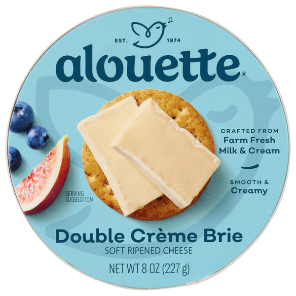 Alouette Soft Ripened Double Creme Brie Cheese