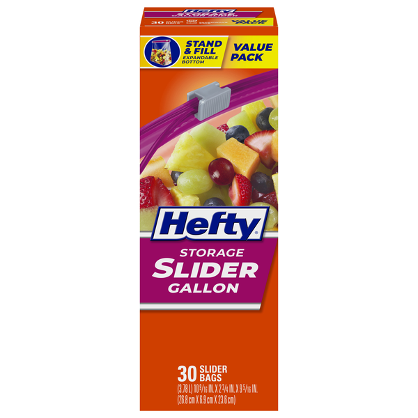 Hefty Slider Gallon Storage Bags