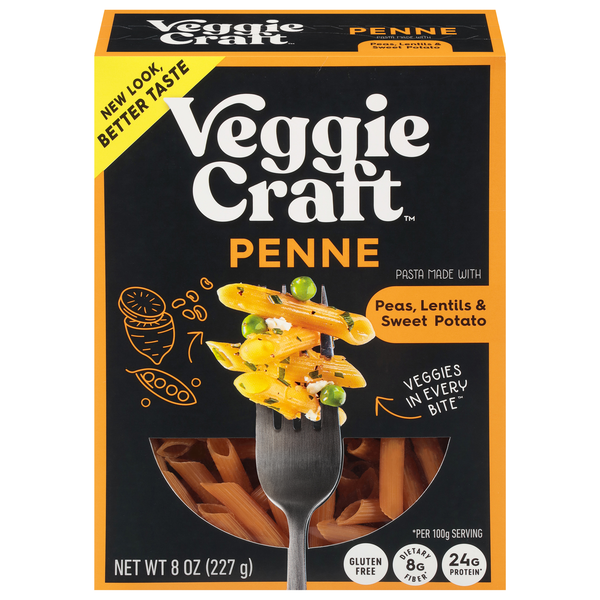 VeggieCraft Gluten Free Protein Peas Lentils & Sweet Potato Penne Pasta