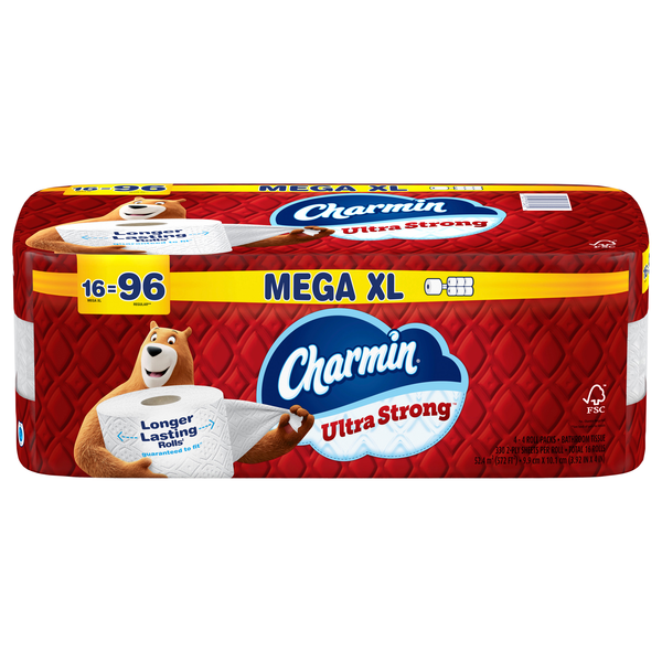 Save on Charmin Ultra Strong Mega XL Toilet Paper Rolls Order Online ...