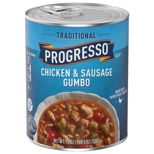 Progresso Traditional Chicken & Sausage Gumbo Soup