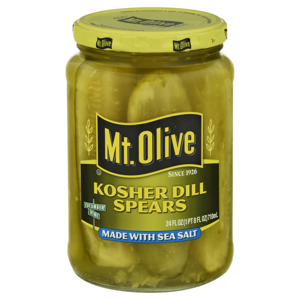 Save on Mt. Olive Kosher Dill Spears Made with Sea Salt Order Online