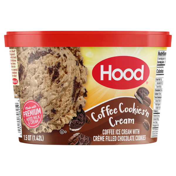 Hood Coffee Cookies 'n Cream Ice Cream