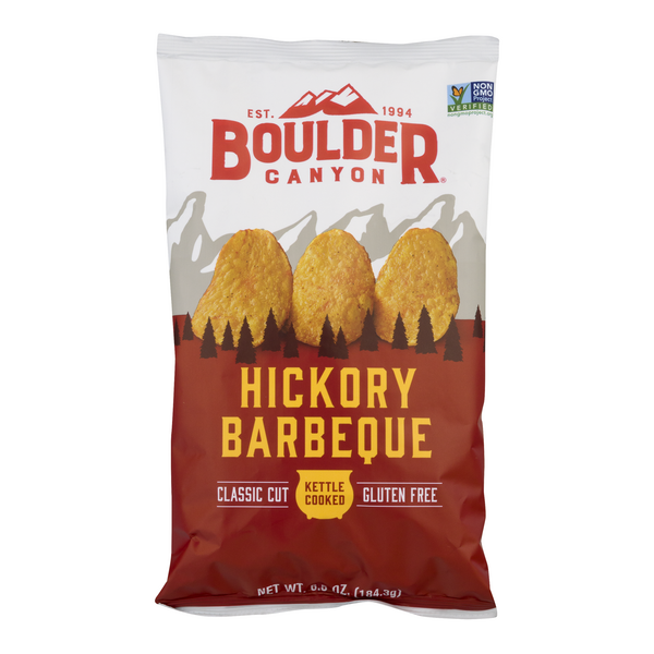 Boulder Canyon Hickory Barbeque Kettle Cooked Potato Chips