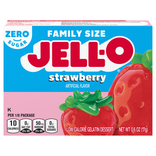 Save on JellO Gelatin Dessert Strawberry Sugar Free Order Online