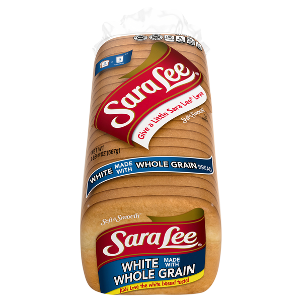 Sara Lee Whole Grain White Bread Sliced