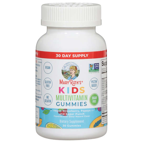Mary Ruth's Sugar Free Kids Multivitamin Gummies