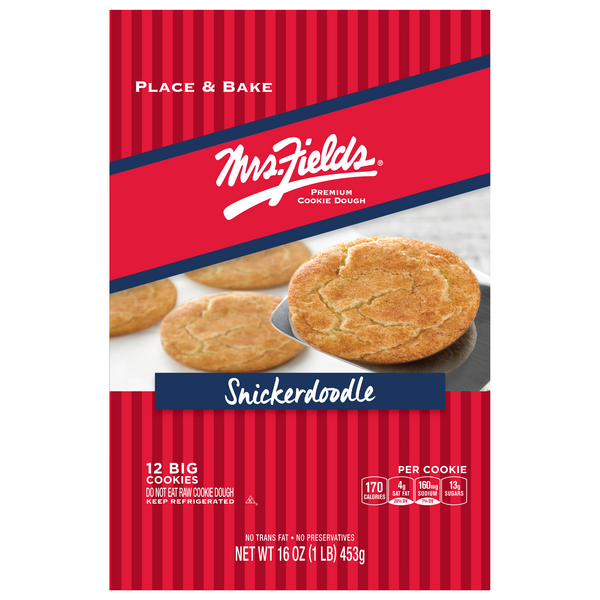 Save on Mrs. Fields Big Cookie Dough Snickerdoodle 12 ct Order Online