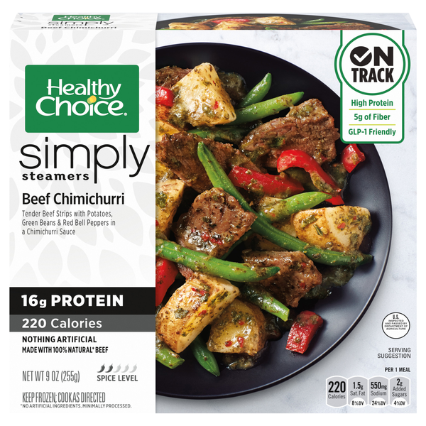 Healthy Choice Simply Steamers Beef Chimichurri Frozen Meal