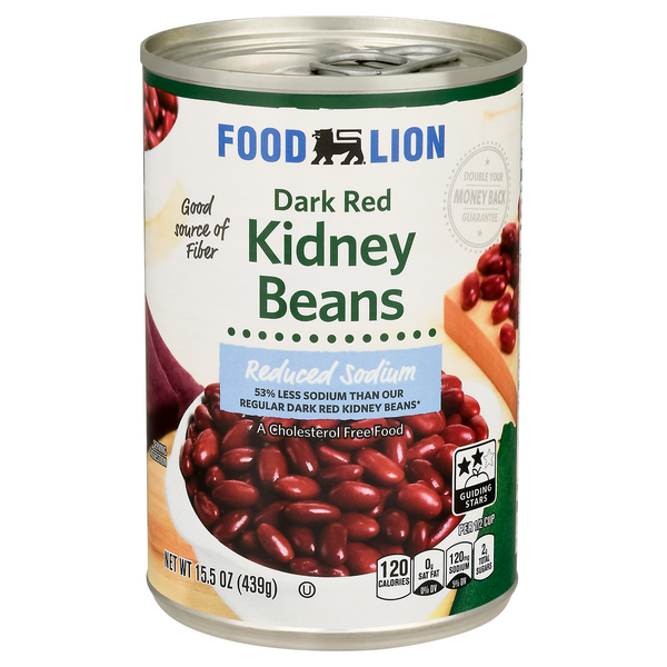 Save on Food Lion Dark Red Kidney Beans Reduced Sodium Order Online