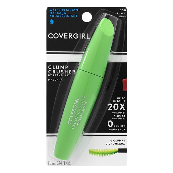 CoverGirl Clump Crusher by LashBlast Water Resistant Mascara Black 830