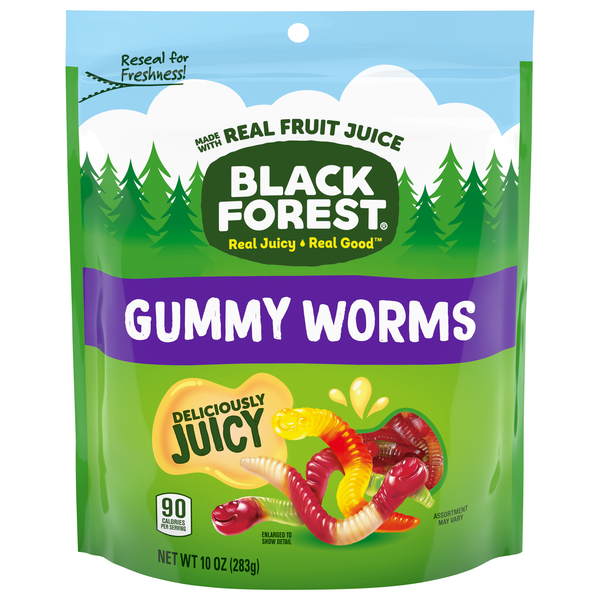 Black Forest Gluten Free Gummy Worms Candy