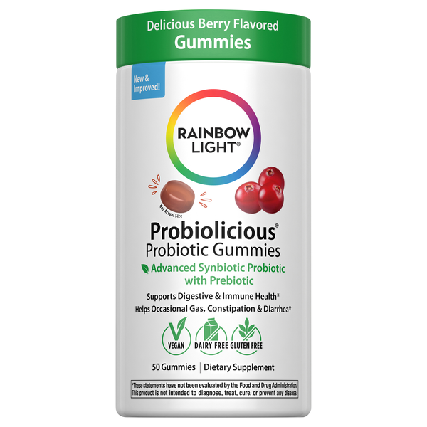 Rainbow Light Probiolicious Berry Flavor Probiotic Gummies