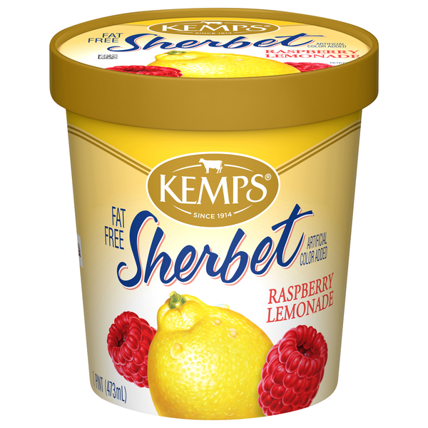 Kemps Fat Free Raspberry Lemonade Sherbet