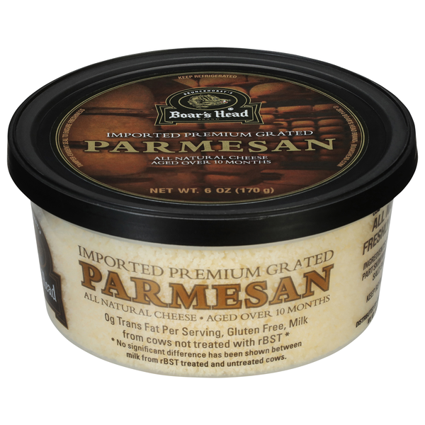 Boar's Head Imported Grated Premium Parmesan Cheese