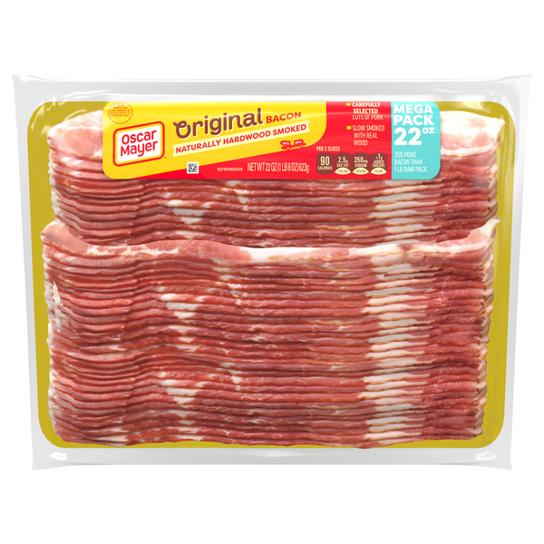 Oscar Mayer Naturally Hardwood Smoked Original Bacon Sliced