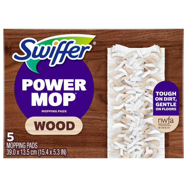 Swiffer PowerMop Wood Mopping Pads
