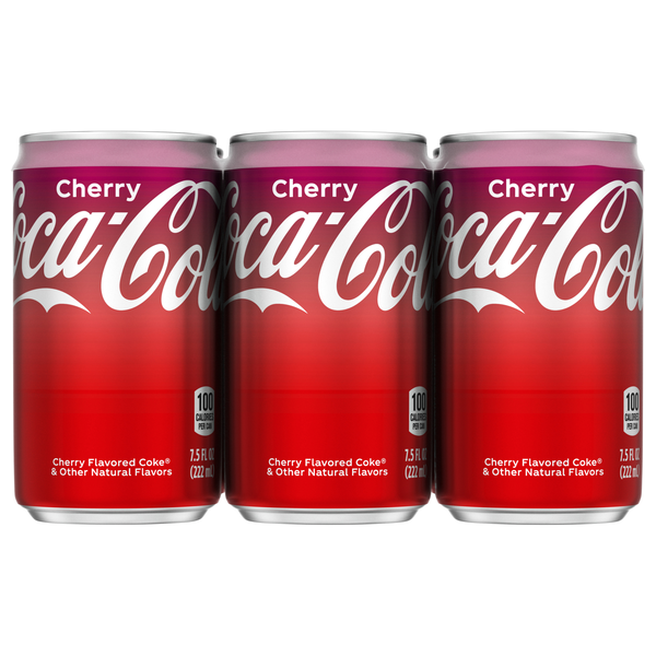 Coca-Cola Cherry Soda Mini - 6 pk
