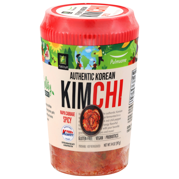 Nasoya Spicy Napa Cabbage Kimchi Refrigerated