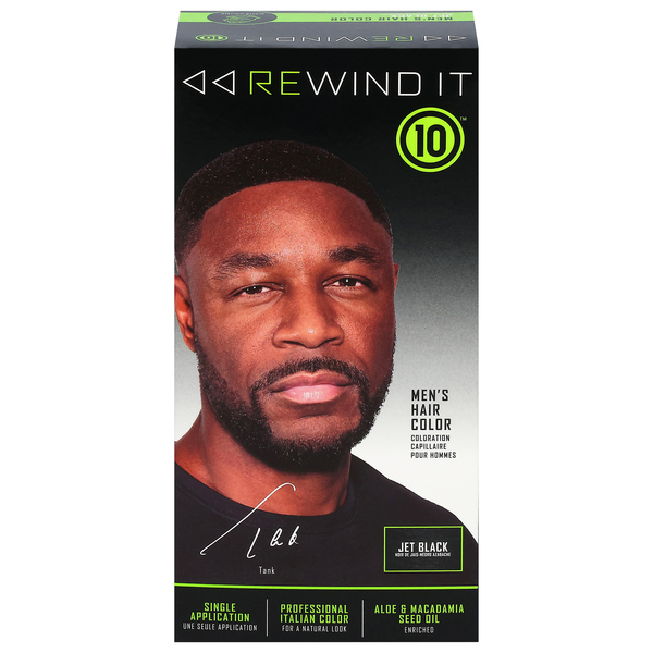 Rewind It Men's Hair Color Jet Black