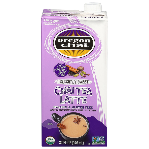 Oregon Chai Organic Chai Tea Latte Concentrate Slightly Sweet