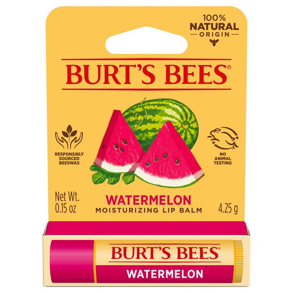 Burt's Bees Watermelon Moisturizing Lip Balm