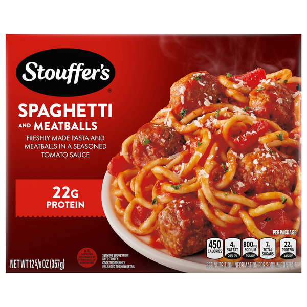 Stouffer's Spaghetti with Meatballs Frozen Meal