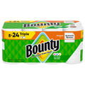 Bounty Full Sheet White Triple Roll Paper Towels - 8 ct